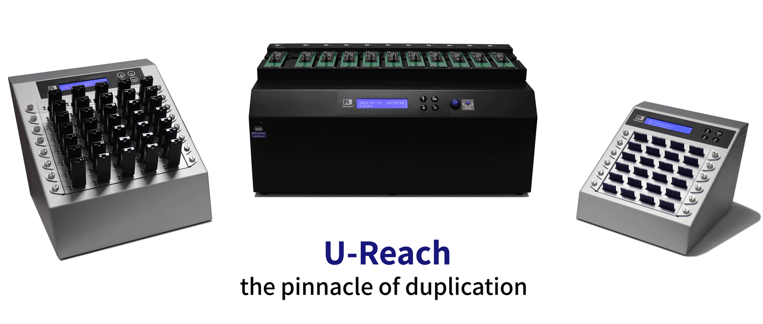 From left to right USB Copy Tower - NVME M.2 Copy Station - CF/CFast Cloner
